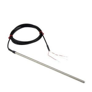 Pt100 Precision Probe with 2 metre lead - Type RTD / PRT - 6.0mm Diameter - 350mm Length with Bare Tails Termination