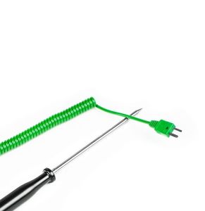 Handheld Stainless Steel Penetration Probe - Type K IEC 3.3mm x 120mm
