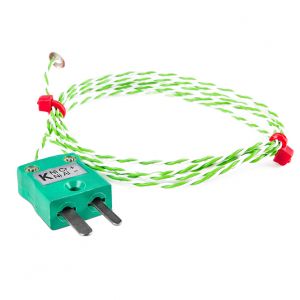 IEC Fine Wire Disc Thermocouple, PTFE with Miniature Plug - Type K,J