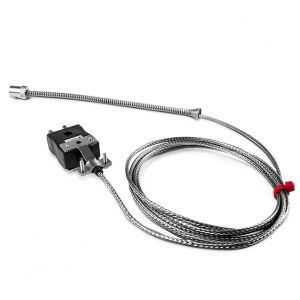 IEC Adjustable Bayonet Thermocouple, Glassfibre Stainless Steel Overbraided Cable - Type K,J