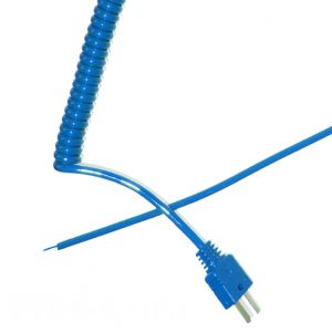 Type K Retractable Curly Thermocouple Lead (JIS)