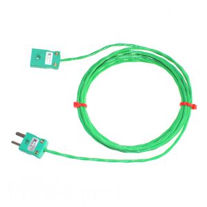 Type K PFA Thermocouple Extension Leads with Miniature Plug & Socket (IEC)