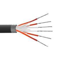 6 Core PFA Insulated, Tin Plated Copper Screen, PRT Sensor Cable / Wire