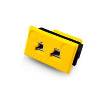 Miniature Rectangular Fascia Socket Thermocouple Connector JM-J-FF Type J JIS