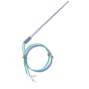 0.25mm Diameter Fast Response Mineral Insulated Thermocouple with Plain Pot & PFA IEC Tails - Type K - Grounded Junction - 300mm
