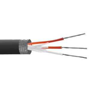 3 Core PFA Insulated, Tin Plated Copper Screen, PRT Sensor Cable / Wire