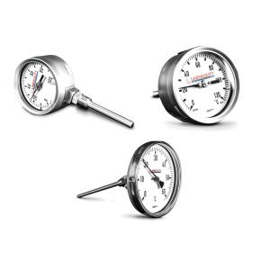 Bi-Metal Thermometer Temperature Gauges - custom made to order