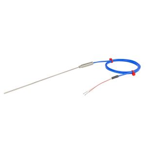 JIS Mineral Insulated Thermocouple with Plain Pot Seal and 1m of PFA Insulated JIS Lead - Type K - 1.0mm x 500mm
