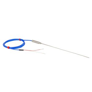 JIS Mineral Insulated Thermocouple with Plain Pot Seal and 1m of PFA Insulated JIS Lead - Type K - 3.0mm x 150mm