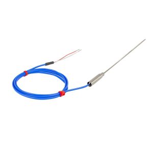JIS Mineral Insulated Thermocouple with Plain Pot Seal and 1m of PFA Insulated JIS Lead - Type K - 3.0mm x 250mm