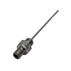 Industrial Automation Pt100 RTD Sensor with M12 connector - 1/4"NPT Process Connection Type – 3mm Sheath Diameter - 100mm Sheath Length