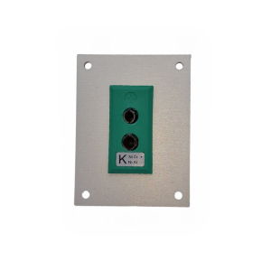 Thermocouple Connector Aluminium Panel with Type K IEC Standard Sockets - 1 Way