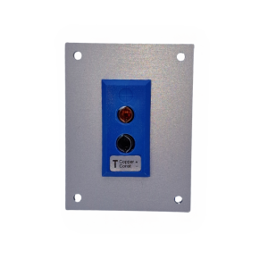 Thermocouple Connector Aluminium Panel with Type T ANSI Standard Sockets - 1 Way