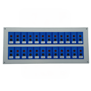 Thermocouple Connector Aluminium Panel with Type T ANSI Standard Sockets - 24 Way