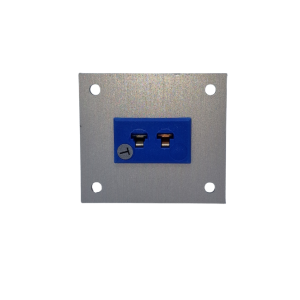 Thermocouple Connector Aluminium Panel with Type T ANSI Miniature Sockets - 1 Way