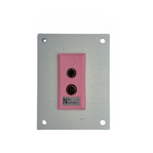 Thermocouple Connector Aluminium Panel with Type N IEC Standard Sockets - 1 Way