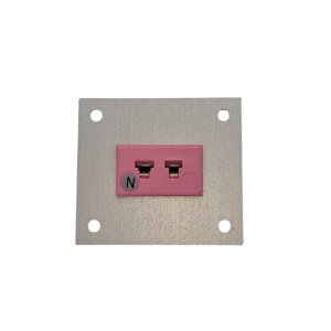 Thermocouple Connector Aluminium Panel with Type N IEC Miniature Sockets - 1 Way