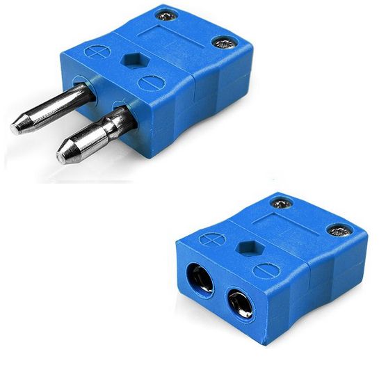 Thermocouple K Type Miniature Socket Panel Mount Alloy Plug Connector Set Supply 