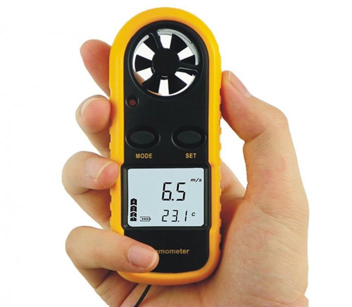 Qotone GM816 Portable Air Velocity Wind Speed Temperature Gauge - Safety  Solutions and Supply