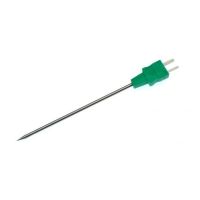 IEC Needle Tip Style Thermocouple Probe with Moulded on Miniature Plug - Type K - 110mm