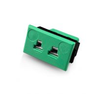 Miniature Rectangular Fascia Socket Thermocouple Connector AM-R/S-FF Type R/S ANSI