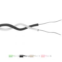 Type J PTFE Insulated Twin Twisted Pair Thermocouple Cable / Wire (IEC)