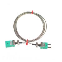 Type K Glassfibre Thermocouple Extension Leads with Miniature Plug & Sockets (IEC)
