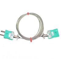 Type K Glassfibre Thermocouple Extension Leads with Standard Plug & Sockets (IEC)