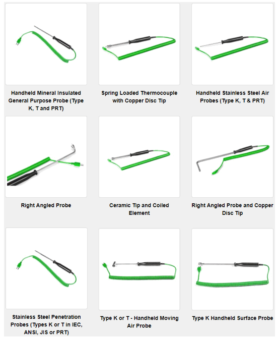 Hand Held probe options Hand Held probe options