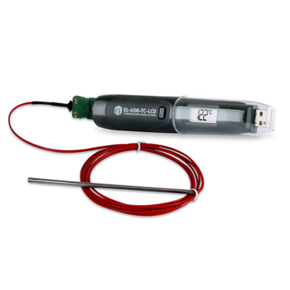 Lascar EL-USB-ULT-LCD+ High accuracy USB Data Logger with LCD and Ultra-Low Cryogenic Temperature Probe